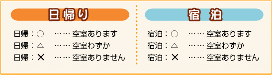 ご予約カレンダー説明